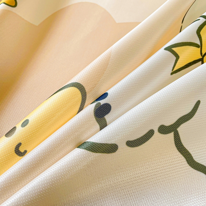 91家纺网 家纺一手货源 找家纺 柒月家居 2026新款大版印花碳光冰丝席床笠款凉席 床笠-卷卷白狗