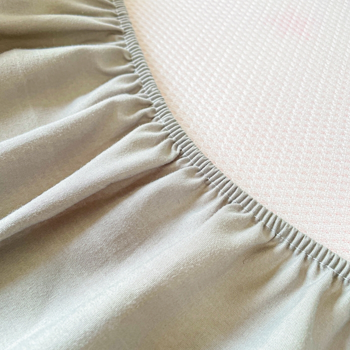 91家纺网 家纺一手货源 找家纺 柒月家居 2026新款大版印花碳光冰丝席床笠款凉席 床笠-星星之愿