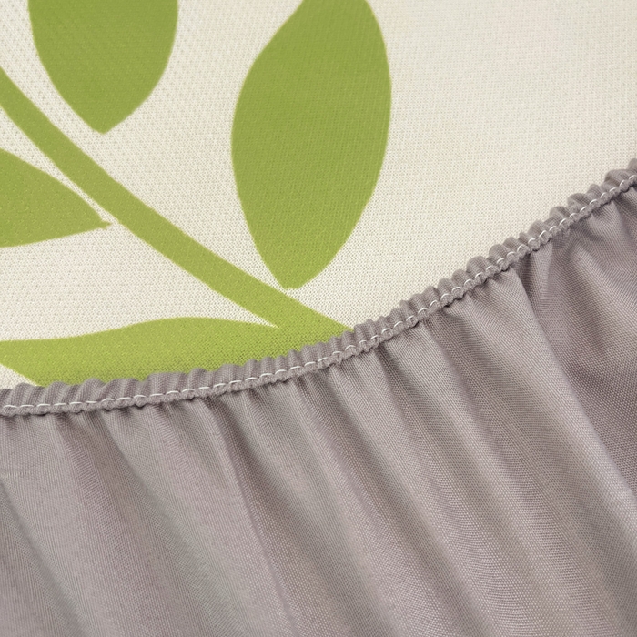 91家纺网 家纺一手货源 找家纺 柒月家居 2026新款大版印花碳光冰丝席床笠款凉席 床笠-熊猫宝贝