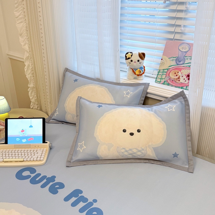 91家纺网 家纺一手货源 找家纺 （总）柒月家居 2026新款大版印花碳光冰丝席床席款凉席