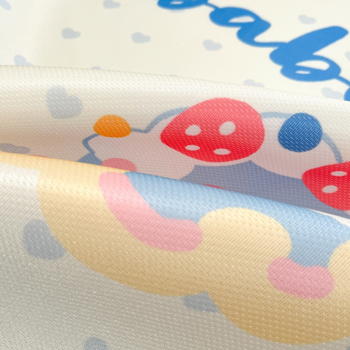 91家纺网 家纺一手货源 找家纺 柒月家居 2026新款大版印花碳光冰丝席床席款凉席 蛋糕派对