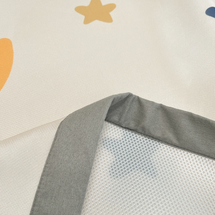 91家纺网 家纺一手货源 找家纺 柒月家居 2026新款大版印花碳光冰丝席床席款凉席 满天星辰