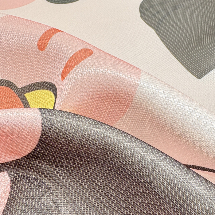 91家纺网 家纺一手货源 找家纺 柒月家居 2026新款大版印花碳光冰丝席床席款凉席 萌系女孩