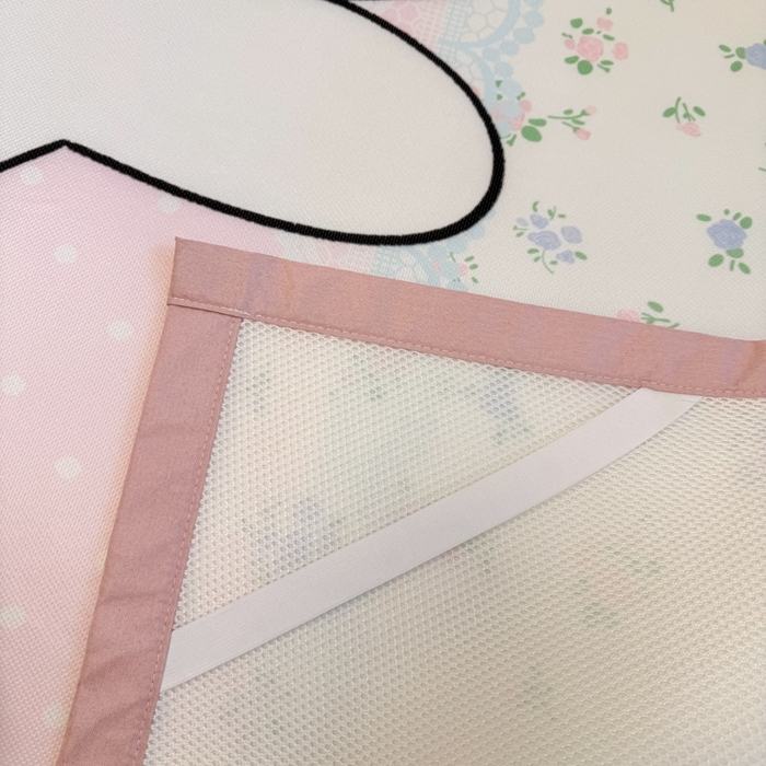 91家纺网 家纺一手货源 找家纺 柒月家居 2026新款大版印花碳光冰丝席床席款凉席 蘑菇小兔