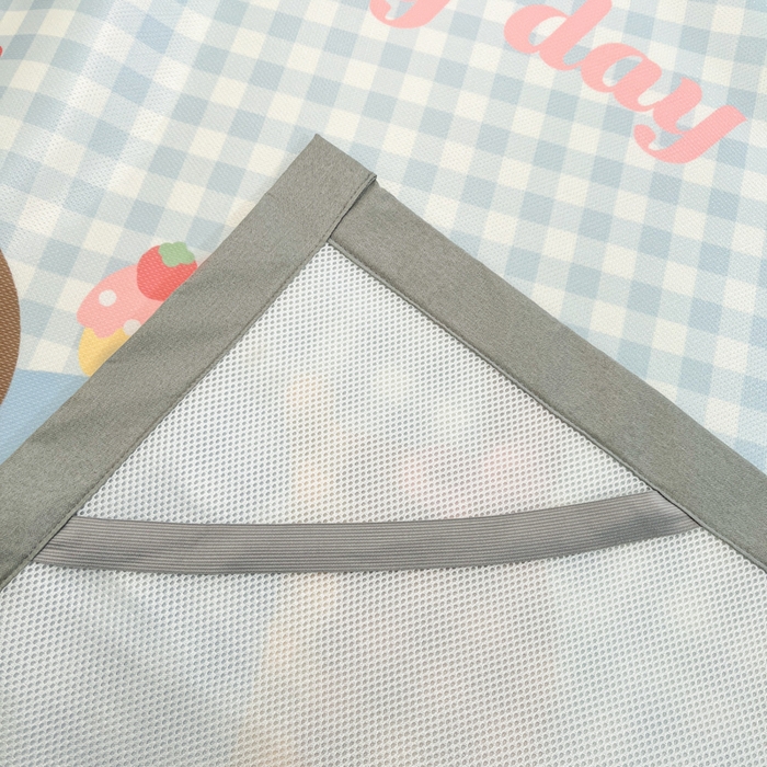 91家纺网 家纺一手货源 找家纺 柒月家居 2026新款大版印花碳光冰丝席床席款凉席 汪汪乐园