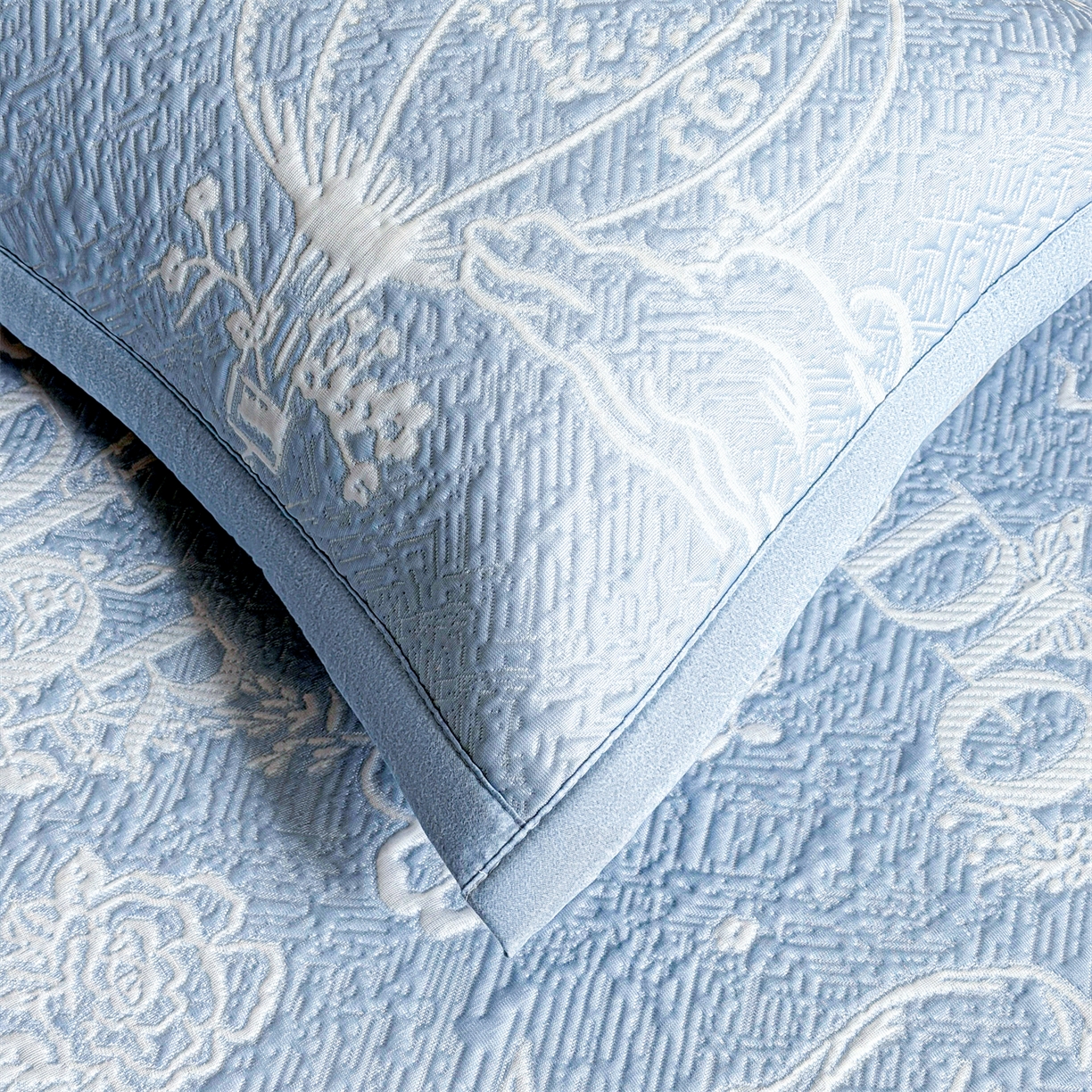 91家纺网 家纺一手货源 找家纺 （总）慕木家纺 2026新品高端复合三明治PE乙纶双面提花610克冰豆豆凉席迪奥风系列（提供买家秀）