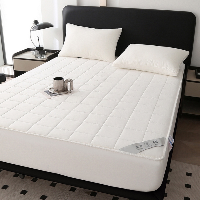 91家纺网 家纺一手货源 找家纺 （总）薇玛仕 2026新款全棉可水洗澳洲羊毛床笠床垫