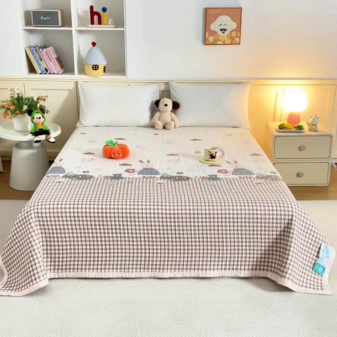 91家纺网 家纺一手货源 找家纺 （总）源舜家纺 2026新款天丝莫代尔大版凉感床盖