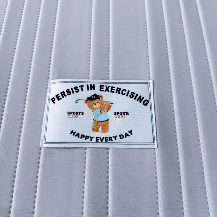 91家纺网 家纺一手货源 找家纺 麋兔 2026新款纯色朵朵小熊冰蚕丝软席 芦灰