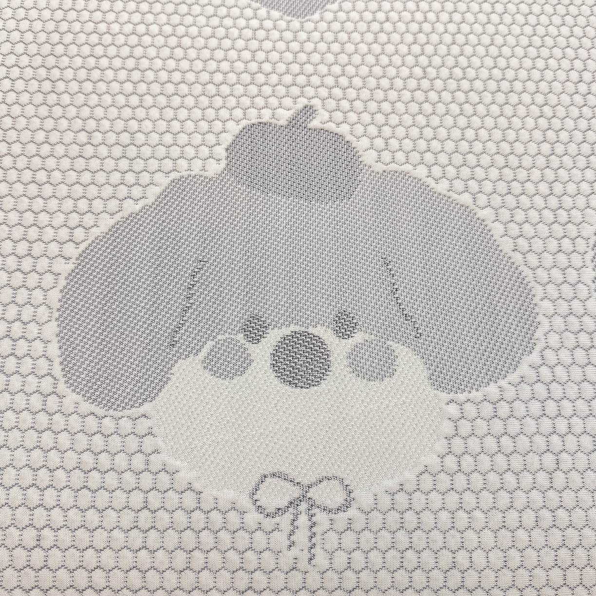 91家纺网 家纺一手货源 找家纺 眠势力 2026新款冰豆豆凉席三件套夏季冷感可机洗冰丝席软席子条席款 爱心狗-灰