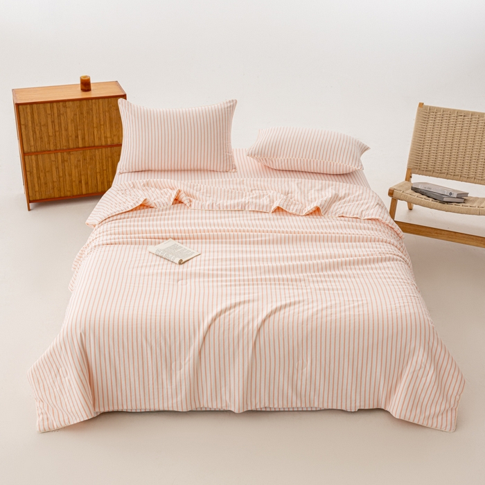 91家纺网 家纺一手货源 找家纺 （总）迪梵家纺 2026新款A类无印风水洗棉条纹大豆夏凉被夏被空调被薄被子被子被芯（带买家秀）