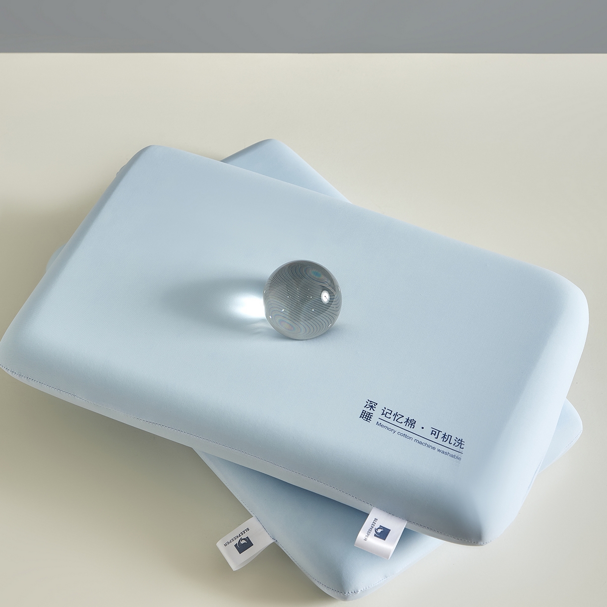 91家纺网 家纺一手货源 找家纺 （总）芯辰 2026新款儿童可水洗慢回弹记忆枕护颈椎深睡枕枕头枕芯