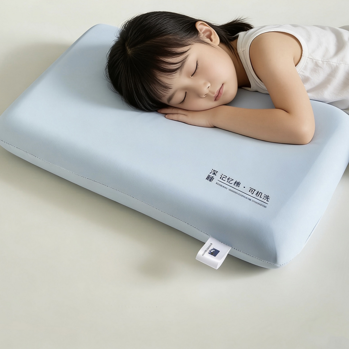 91家纺网 家纺一手货源 找家纺 （总）芯辰 2026新款儿童可水洗慢回弹记忆枕护颈椎深睡枕枕头枕芯