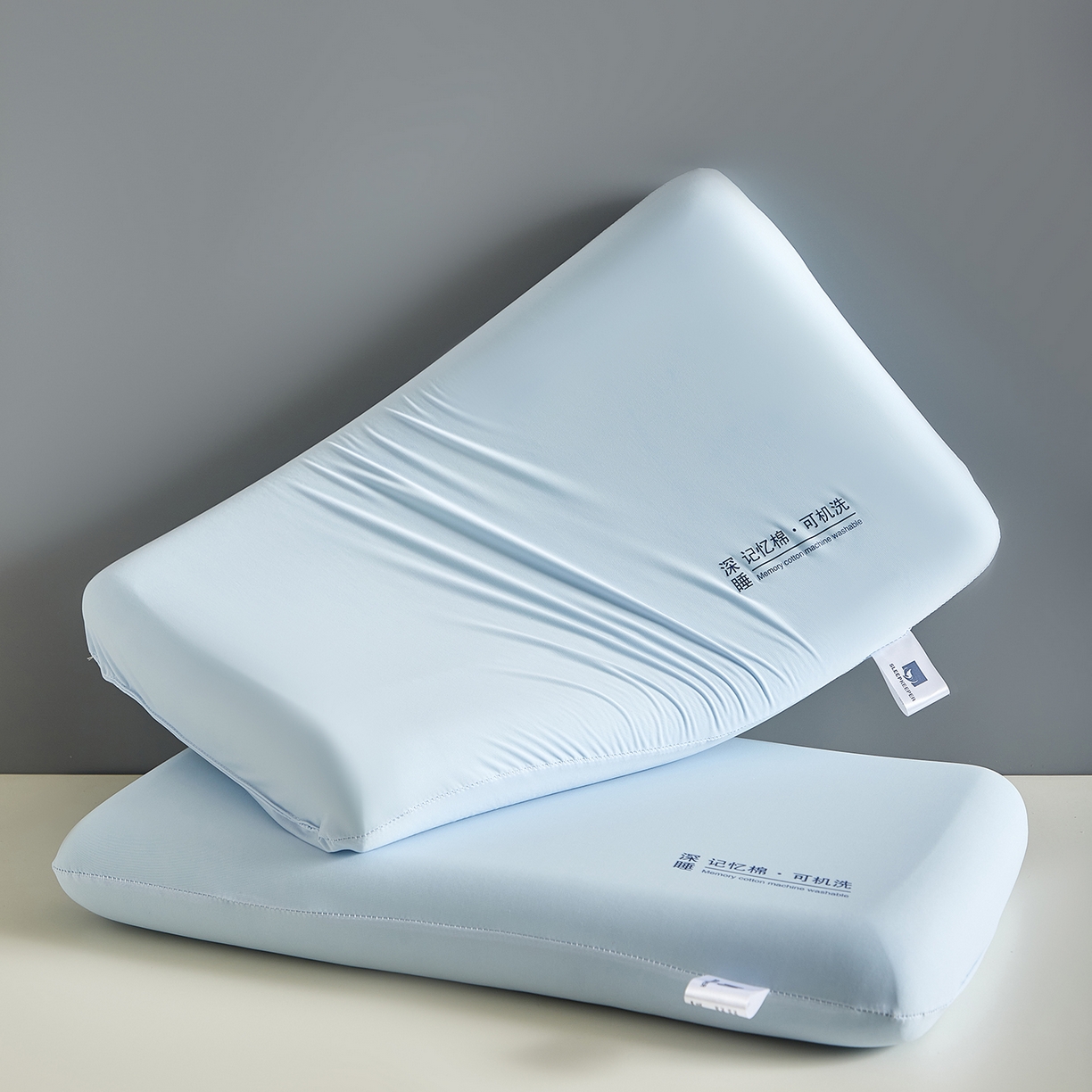 91家纺网 家纺一手货源 找家纺 （总）芯辰 2026新款儿童可水洗慢回弹记忆枕护颈椎深睡枕枕头枕芯