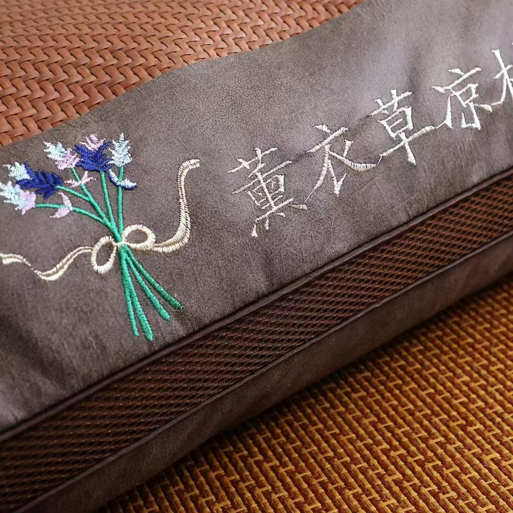 91家纺网 家纺一手货源 找家纺 云熙枕业 2026新款薰衣草夏凉枕枕芯枕头 卡其色