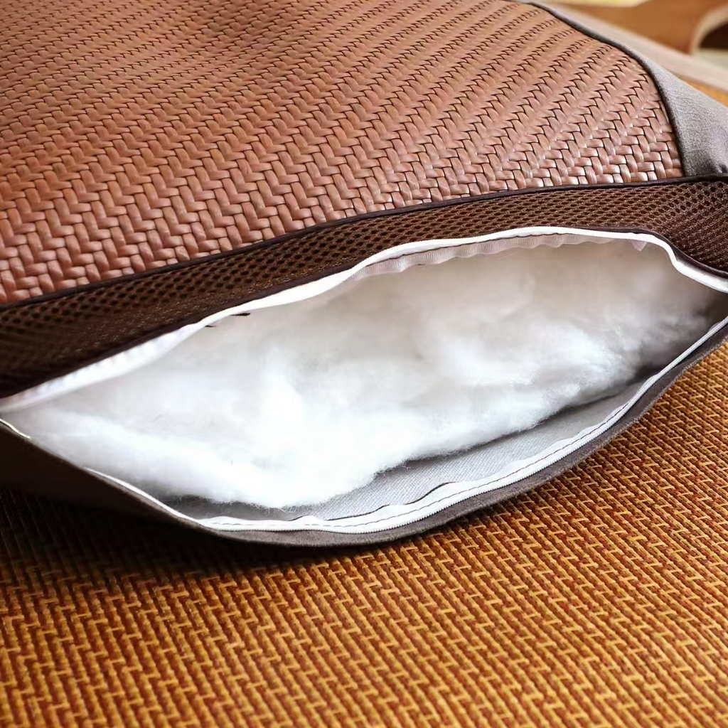 91家纺网 家纺一手货源 找家纺 云熙枕业 2026新款薰衣草夏凉枕枕芯枕头 卡其色