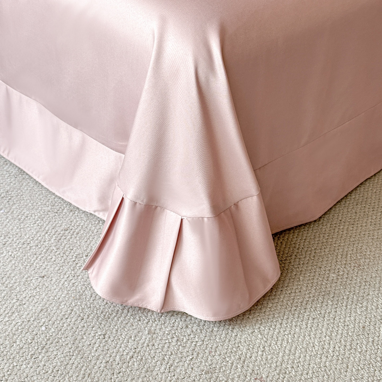 91家纺网 家纺一手货源 找家纺 迪梦姿家纺 2026新款梦蝶真丝提花夏被四件套 浅豆沙