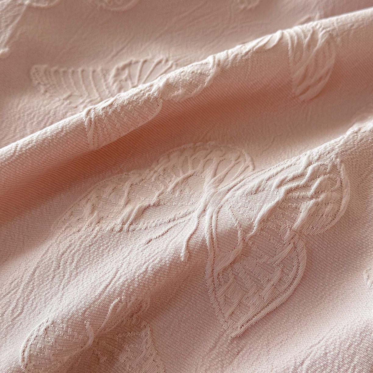 91家纺网 家纺一手货源 找家纺 迪梦姿家纺 2026新款梦蝶真丝提花夏被四件套 浅豆沙