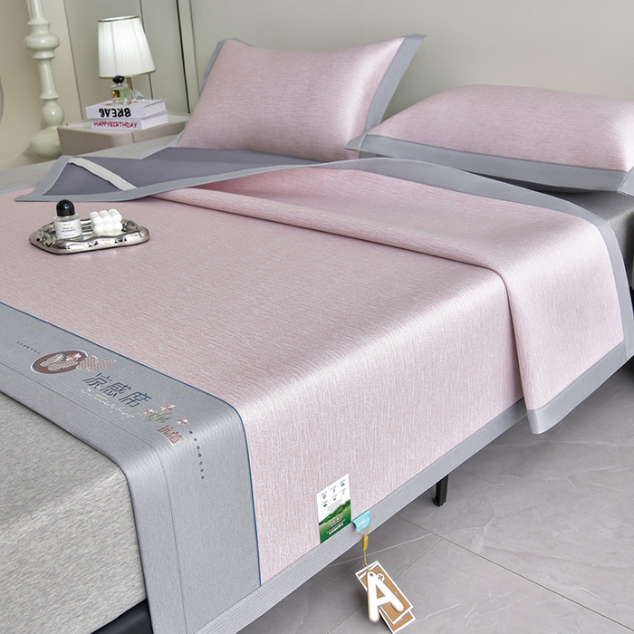 91家纺网 家纺一手货源 找家纺 （总）小牛席业 2026新款小清新凉感冰丝席席子凉席