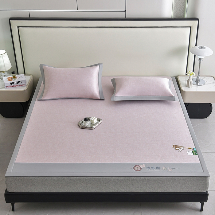 91家纺网 家纺一手货源 找家纺 （总）小牛席业 2026新款小清新凉感冰丝席席子凉席