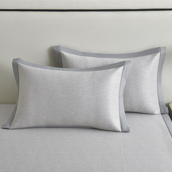 91家纺网 家纺一手货源 找家纺 小牛席业 2026新款小清新凉感冰丝席席子凉席 香槟