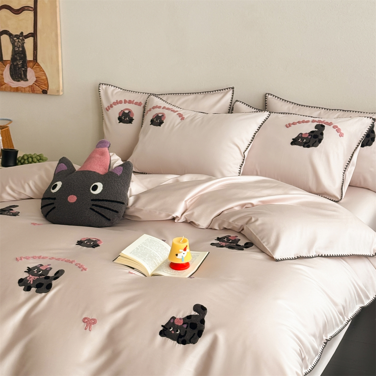 91家纺网 家纺一手货源 找家纺 （总）FORTWO家纺原创设计（FOR TWO家纺） 2026新款天丝卡通毛巾绣四件套