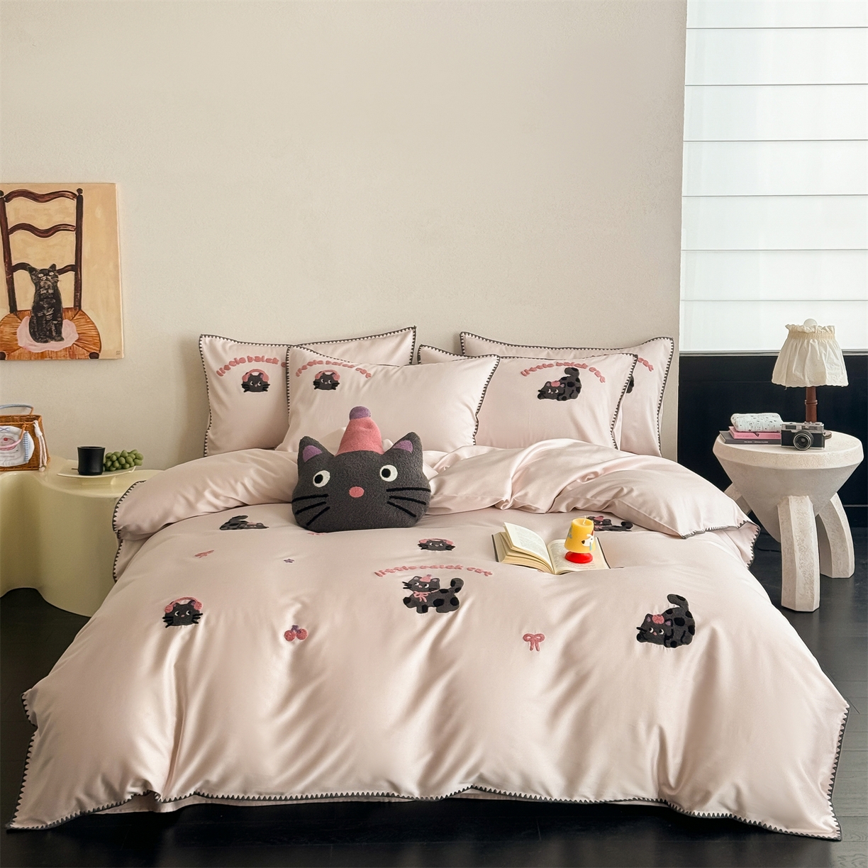 91家纺网 家纺一手货源 找家纺 （总）FORTWO家纺原创设计（FOR TWO家纺） 2026新款天丝卡通毛巾绣四件套