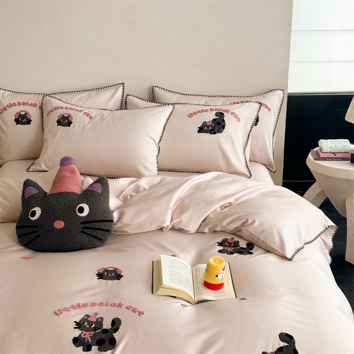 91家纺网 家纺一手货源 找家纺 （总）FORTWO家纺原创设计（FOR TWO家纺） 2026新款天丝卡通毛巾绣四件套