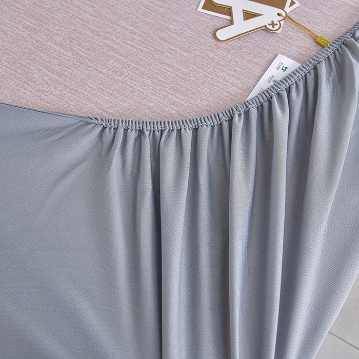 91家纺网 家纺一手货源 找家纺 小牛席业 2026新款小清新凉感冰丝席席子凉席-床笠款 粉色