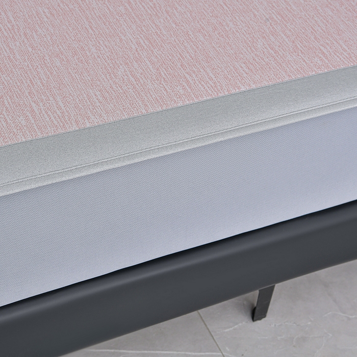 91家纺网 家纺一手货源 找家纺 小牛席业 2026新款小清新凉感冰丝席席子凉席-床笠款 粉色