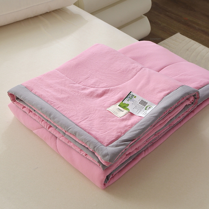 91家纺网 家纺一手货源 找家纺 （总）六合家纺 2026春夏新款纯色水洗棉夏被夏凉被空调被