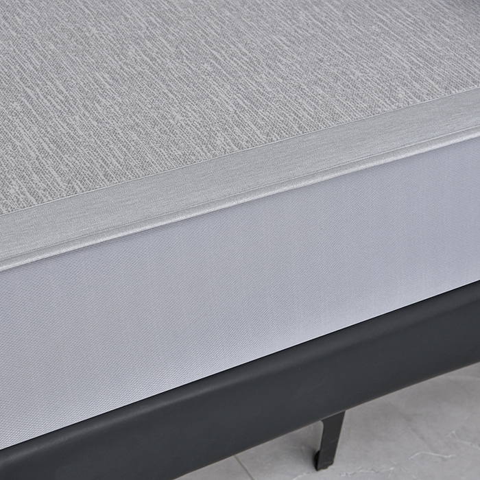 91家纺网 家纺一手货源 找家纺 小牛席业 2026新款小清新凉感冰丝席席子凉席-床笠款 灰色