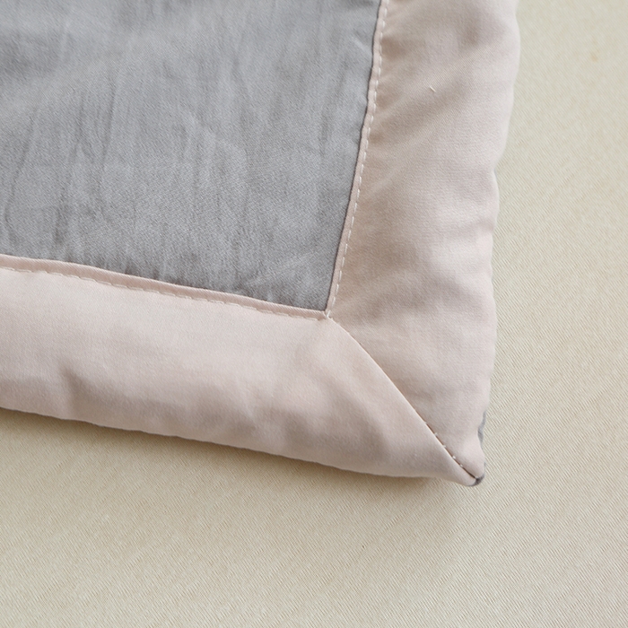 91家纺网 家纺一手货源 找家纺 六合家纺 2026春夏新款纯色水洗棉夏被夏凉被空调被 绅士灰