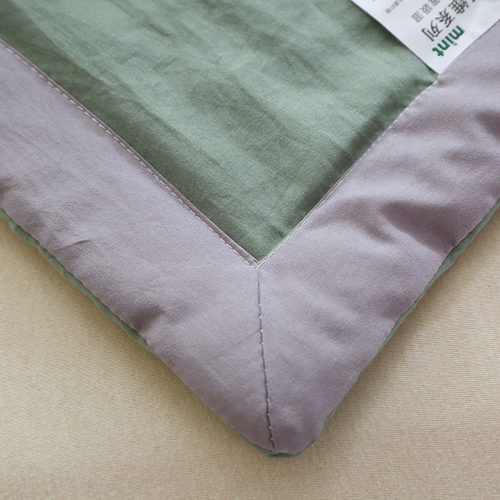 91家纺网 家纺一手货源 找家纺 六合家纺 2026春夏新款纯色水洗棉夏被夏凉被空调被 橄榄绿