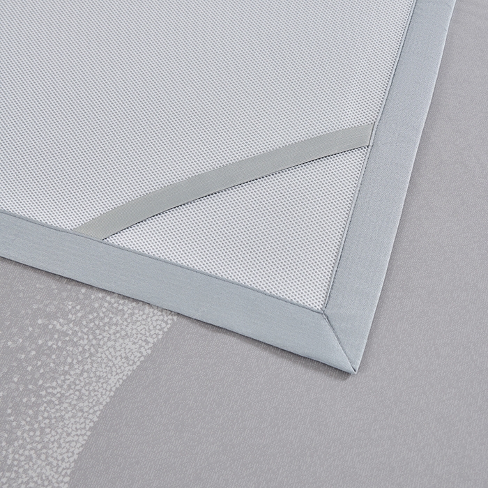 91家纺网 家纺一手货源 找家纺 小牛席业 2026新款星空凉感冰丝席席子凉席 灰色