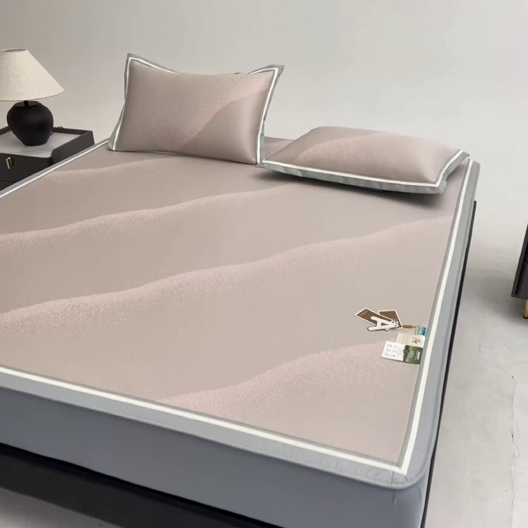 91家纺网 家纺一手货源 找家纺 （总）小牛席业 2026新款星空凉感冰丝席席子凉席-（床笠款）凉席藤席冰藤席冰丝席凉感空调席