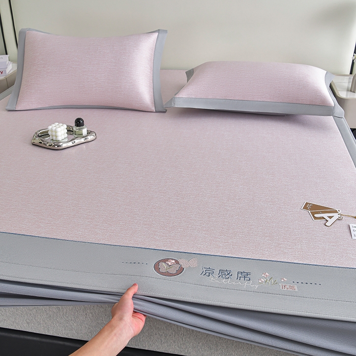 91家纺网 家纺一手货源 找家纺 （总）小牛席业 2026新款星空凉感冰丝席席子凉席-（床笠款）凉席藤席冰藤席冰丝席凉感空调席