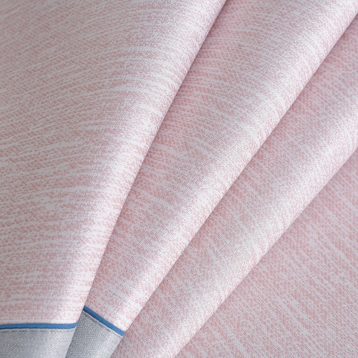 91家纺网 家纺一手货源 找家纺 小牛席业 2026新款星空凉感冰丝席席子凉席-床笠款 粉色