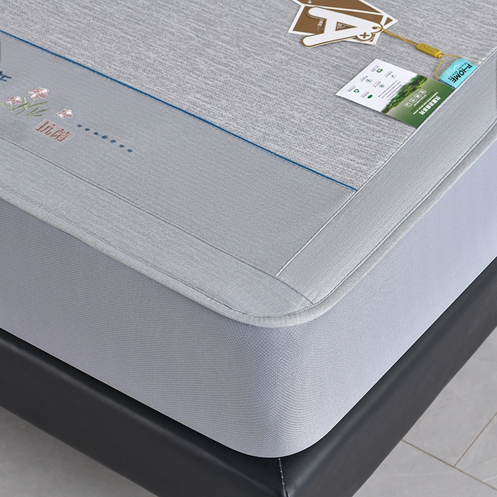 91家纺网 家纺一手货源 找家纺 小牛席业 2026新款星空凉感冰丝席席子凉席-床笠款 灰色