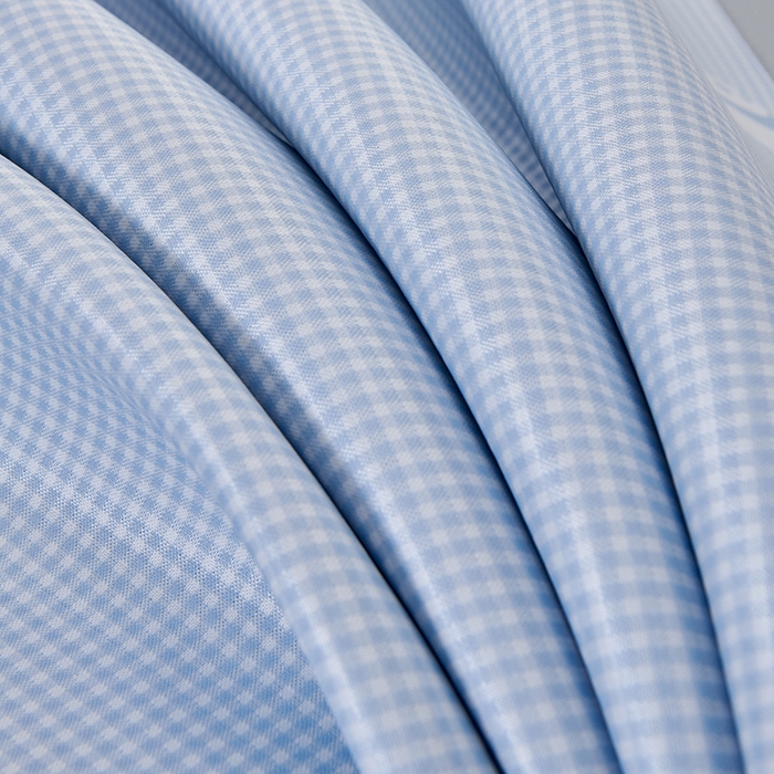 91家纺网 家纺一手货源 找家纺 小牛席业 2026新款熊猫格纹提花冰丝席席子凉席 蓝色