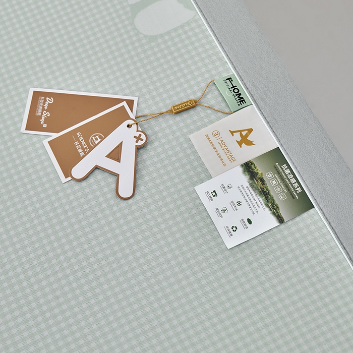 91家纺网 家纺一手货源 找家纺 小牛席业 2026新款熊猫格纹提花冰丝席席子凉席 抹茶