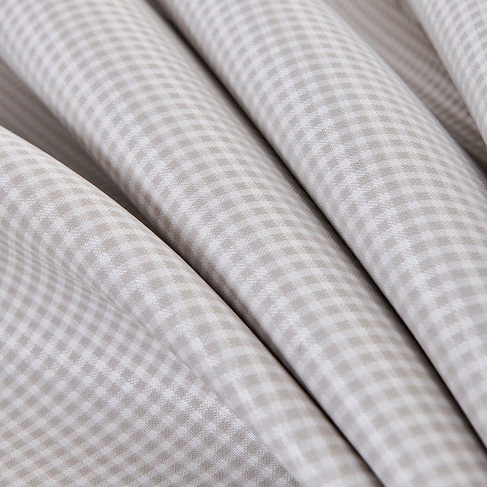 91家纺网 家纺一手货源 找家纺 小牛席业 2026新款熊猫格纹提花冰丝席席子凉席 香槟