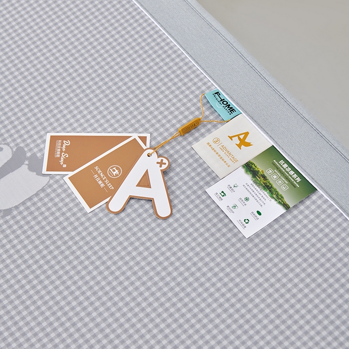 91家纺网 家纺一手货源 找家纺 小牛席业 2026新款熊猫格纹提花冰丝席席子凉席-床笠款 灰色