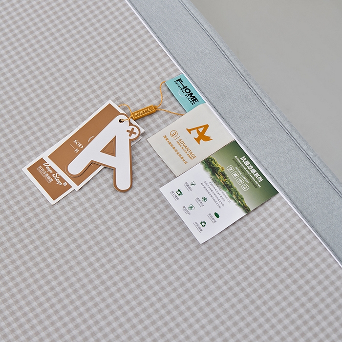 91家纺网 家纺一手货源 找家纺 小牛席业 2026新款熊猫格纹提花冰丝席席子凉席-床笠款 香槟