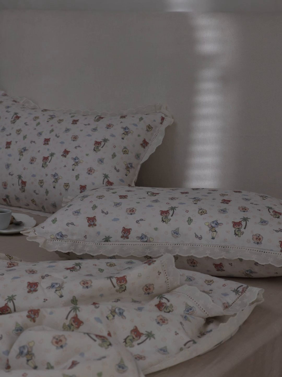 91家纺网 家纺一手货源 找家纺 （总）万盛家纺 2026新款全棉双层纱花边印花夏被空调被夏凉被