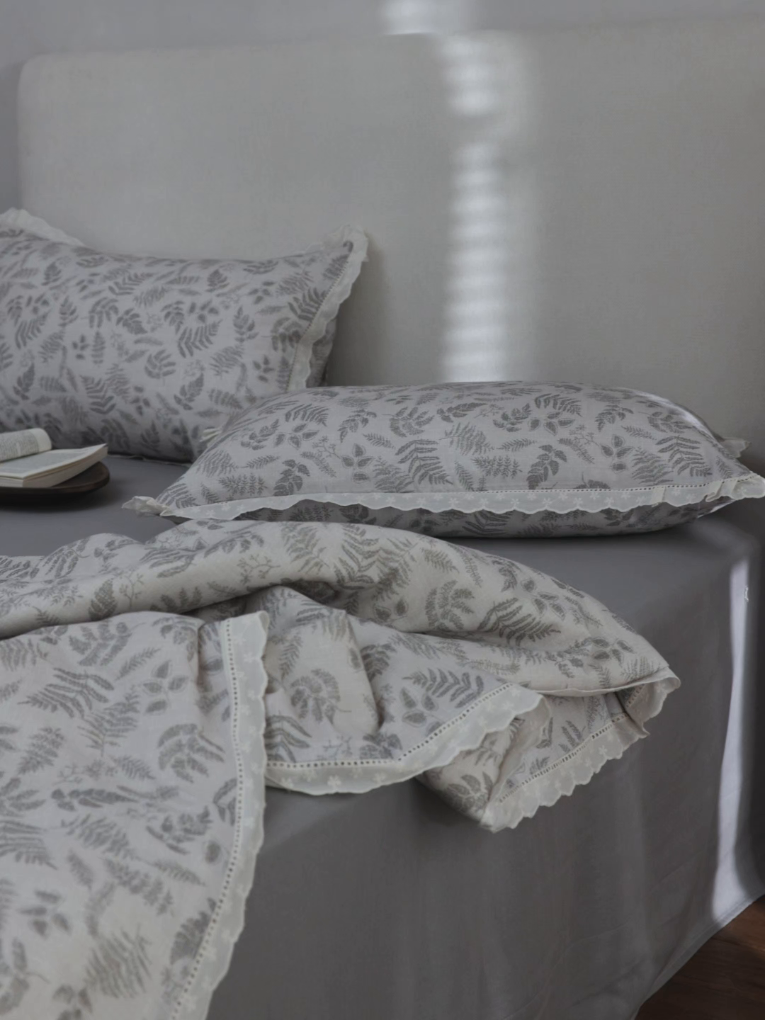 91家纺网 家纺一手货源 找家纺 万盛家纺 2026新款全棉双层纱花边印花夏被空调被夏凉被 莫里