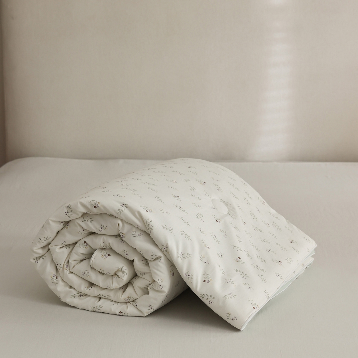 91家纺网 家纺一手货源 找家纺 万盛家纺 2026新款速干印花夏被空调被夏凉被 抹绿