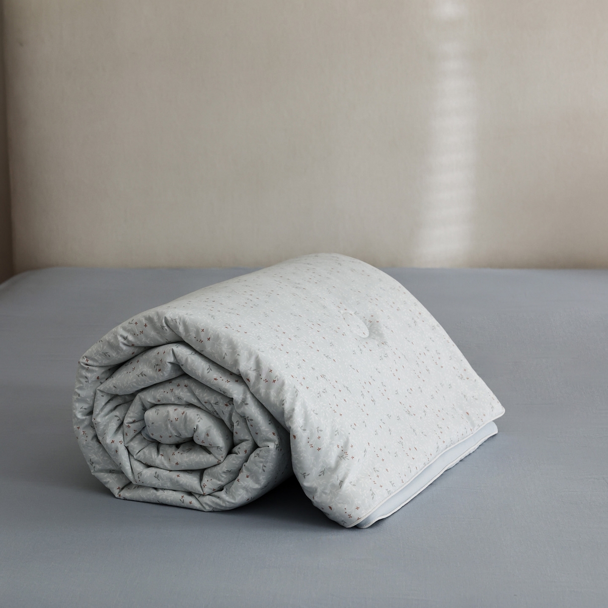 91家纺网 家纺一手货源 找家纺 万盛家纺 2026新款速干印花夏被空调被夏凉被 满庭花