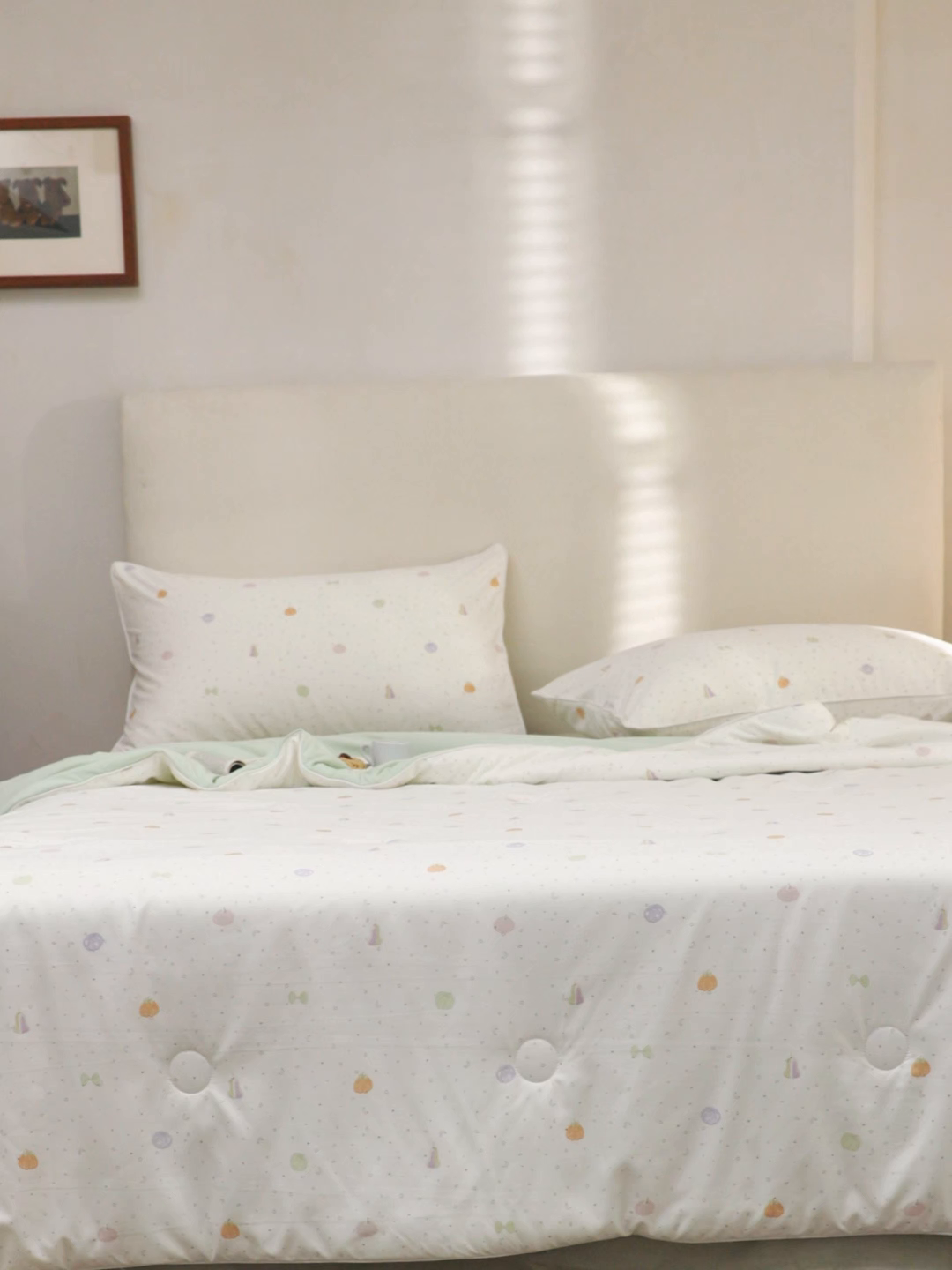 91家纺网 家纺一手货源 找家纺 万盛家纺 2026新款速干印花夏被空调被夏凉被 甜蜜南瓜