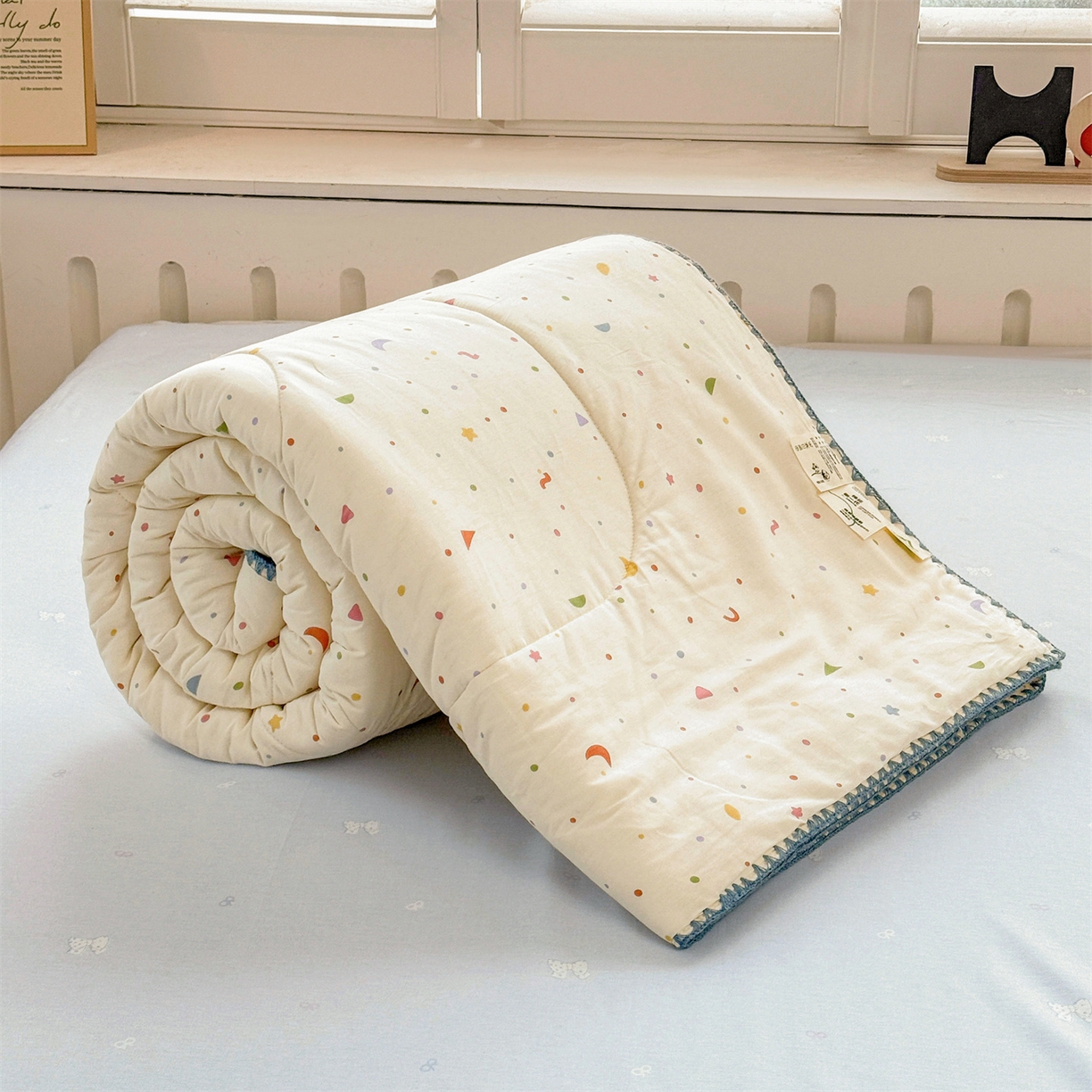 91家纺网 家纺一手货源 找家纺 犇牛仓储供应链 2026春夏新款全棉印花新疆棉花夏被夏凉被空调被 梦幻空间